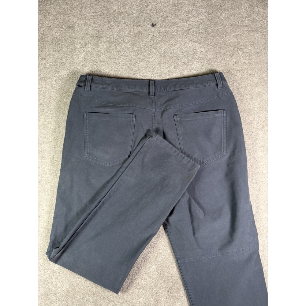 lululemon ABC Pant Classic Men's 36x32 New Blue Gray Utilitech LM5ABPS Canvas